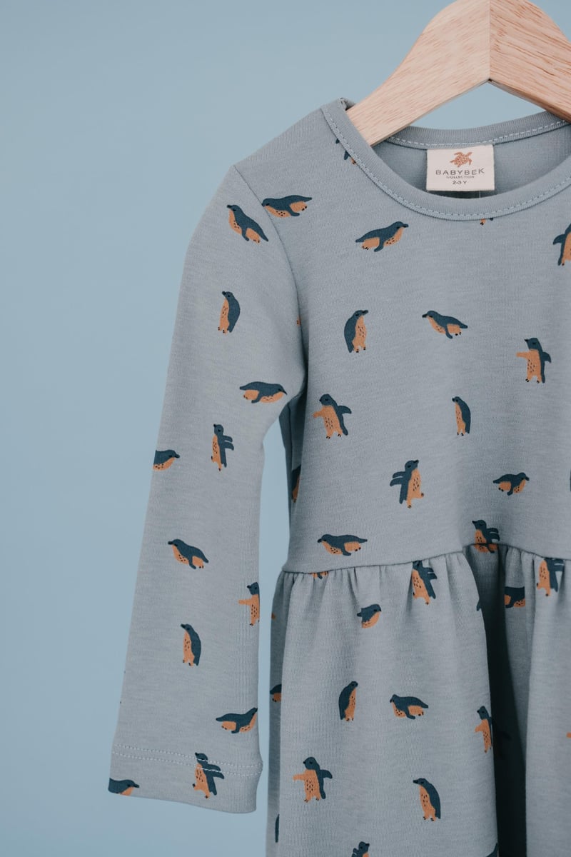 Babybek-Kız Çocuk Pijama Elbise-Pijama Takımı-4-fleurdirect.live