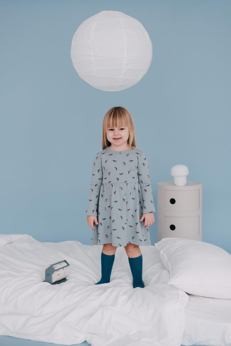 Babybek-Kız Çocuk Pijama Elbise-Pijama Takımı-5-fleurdirect.live