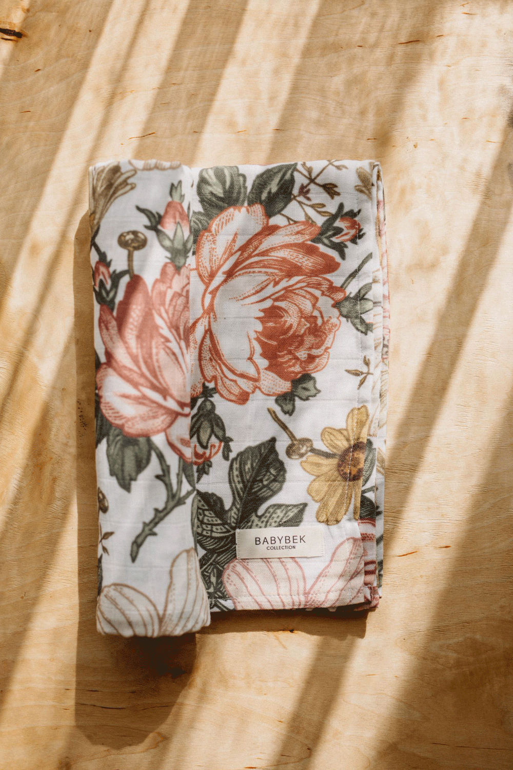 Babybek-Vintage Rose Müslin Örtü-Pike-3-fleurdirect.live