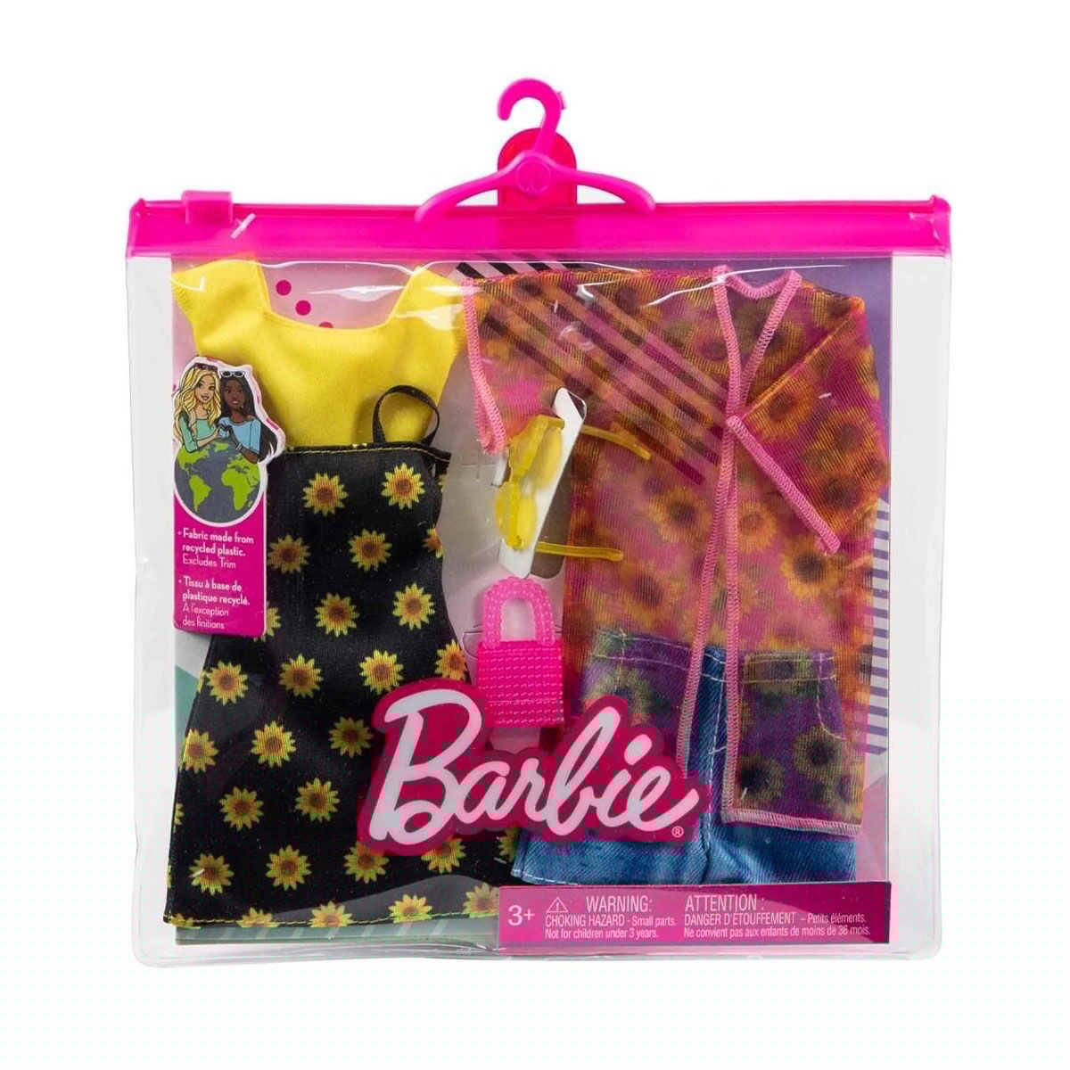 Barbie-Barbie'nin Kıyafet Koleksiyonu 2'Li Paketler / +3 Yaş-Oyuncak Bebek ve Oyun Setleri-1-fleurdirect.live