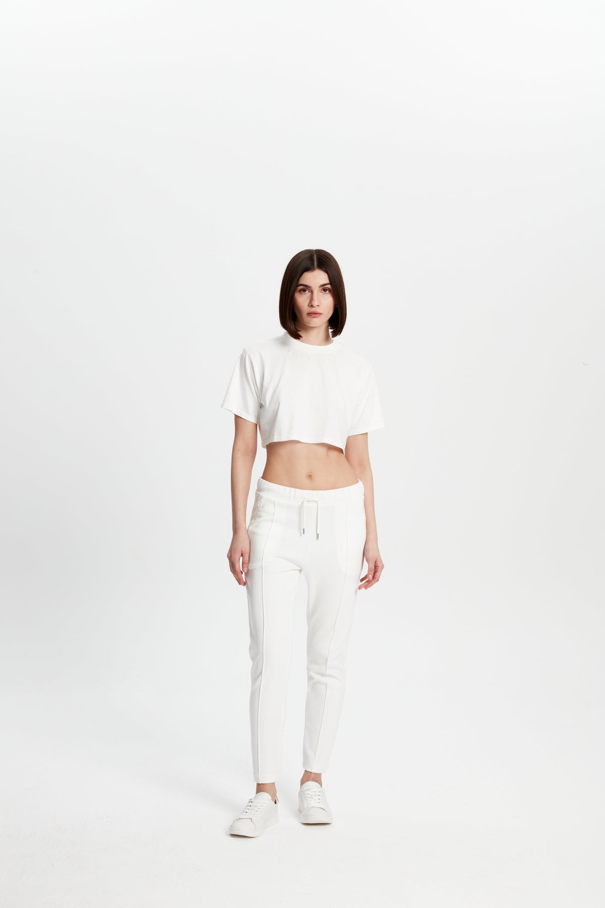 Crop T-Shirt - Beyaz