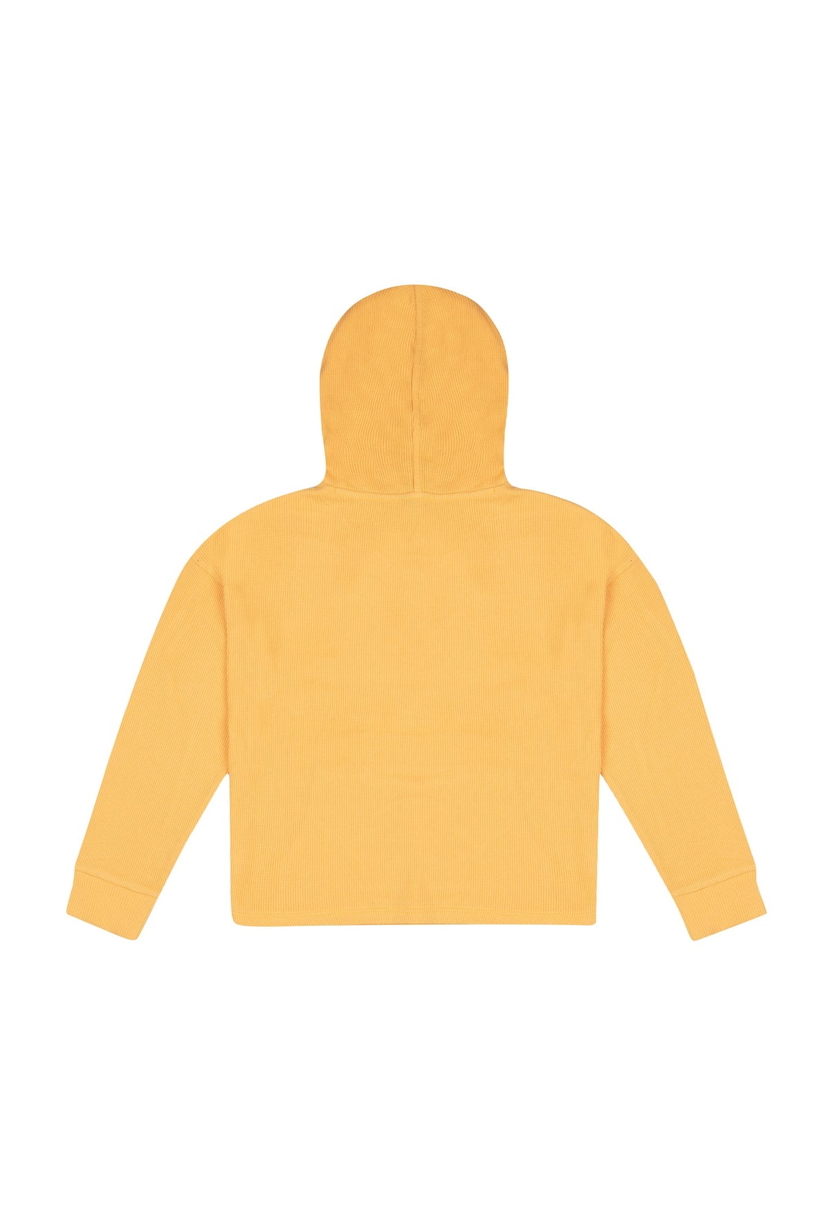 Waffle Oversize Sweatshirt - Sarı
