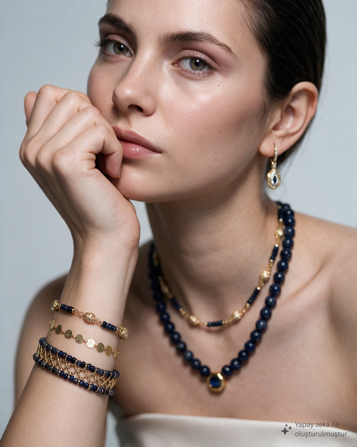 Colette Lapis Blue Necklace