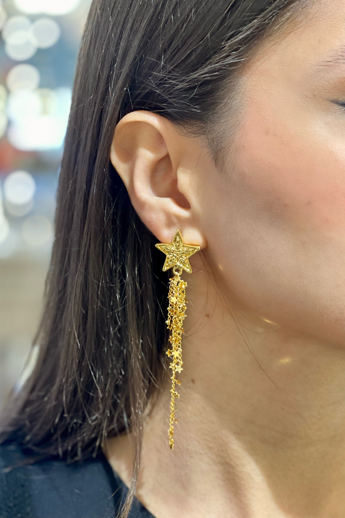 Berrin Özkan-Shining Megastar Earrings-Küpe-2-fleurdirect.live