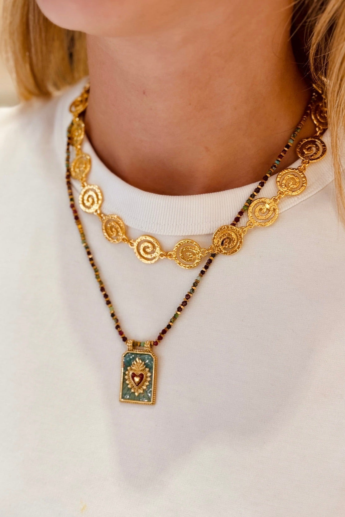 Berrin Özkan-Urartu Gold Plated Necklace-Kolye-2-fleurdirect.live