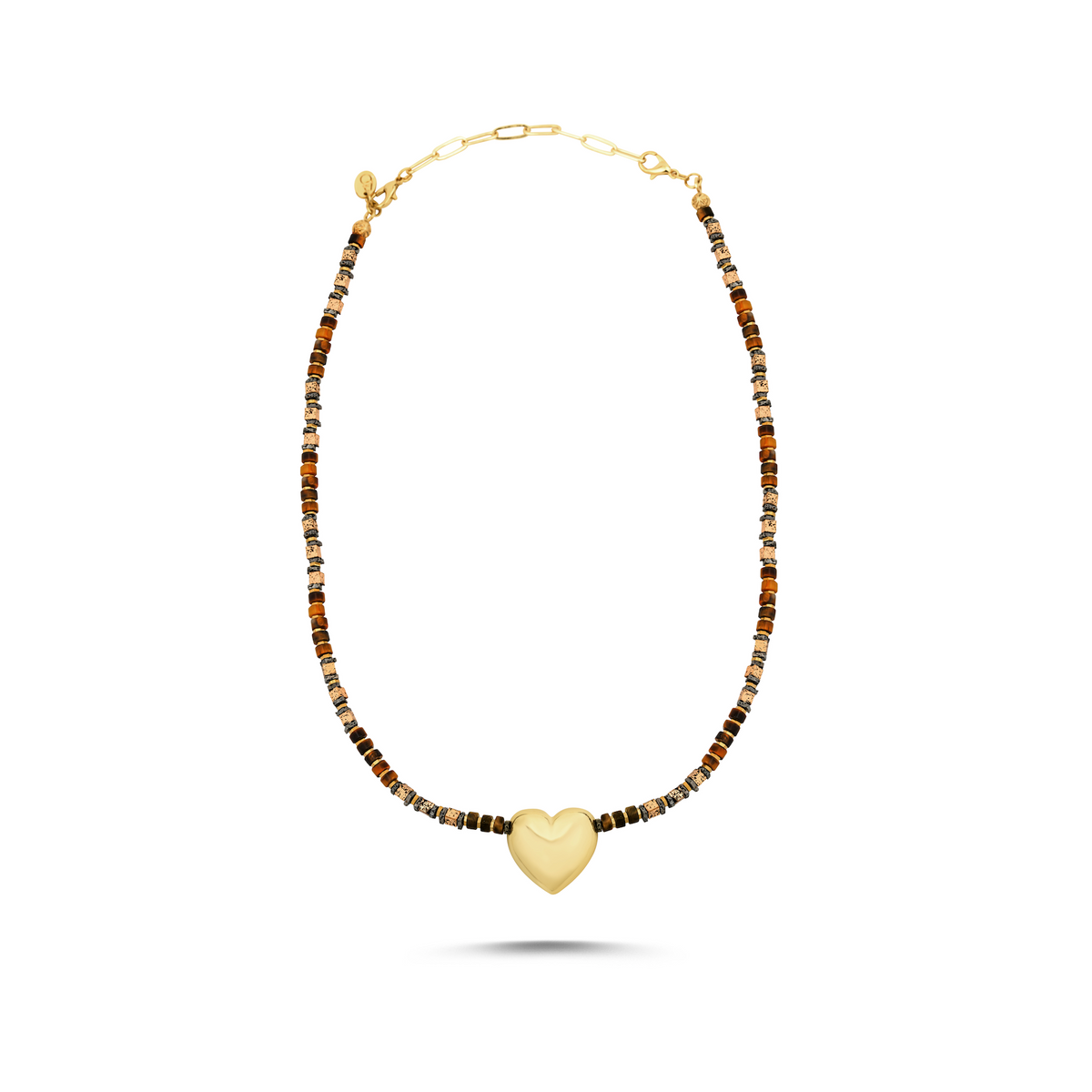 Berrin özkan-Amber Heart Necklace-Necklaces-1-fleurdirect.live