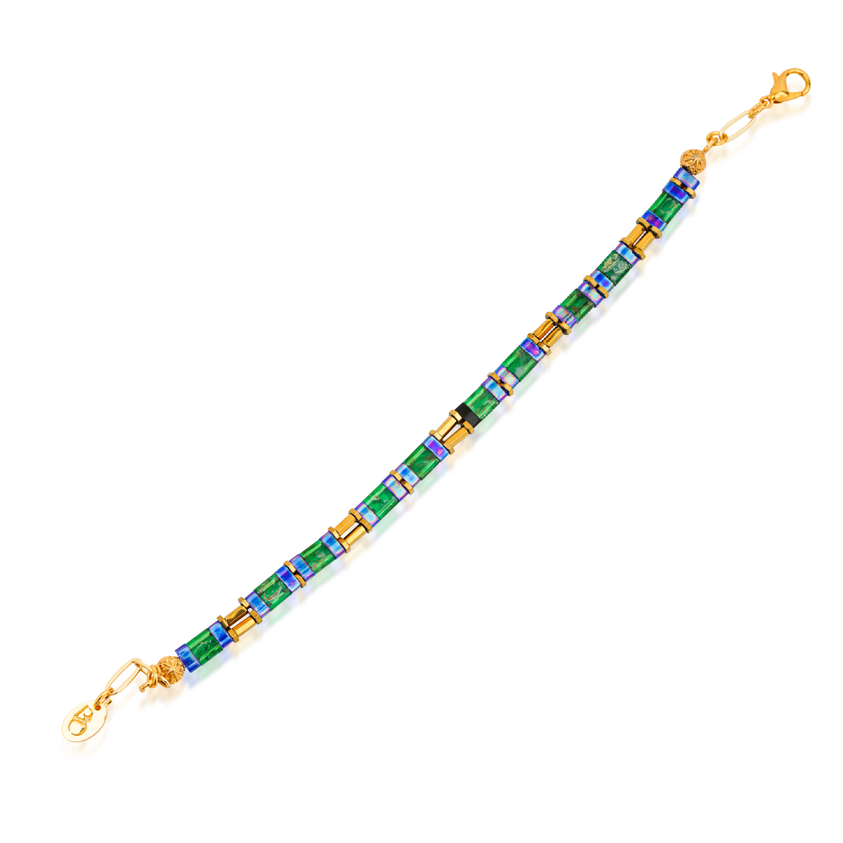 Berrin özkan-Green Hue Bracelet-Bracelet-1-fleurdirect.live