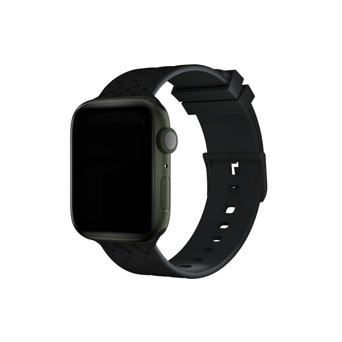Apple Watch Uyumlu Bias Silikon Loop Kordon Coal Black