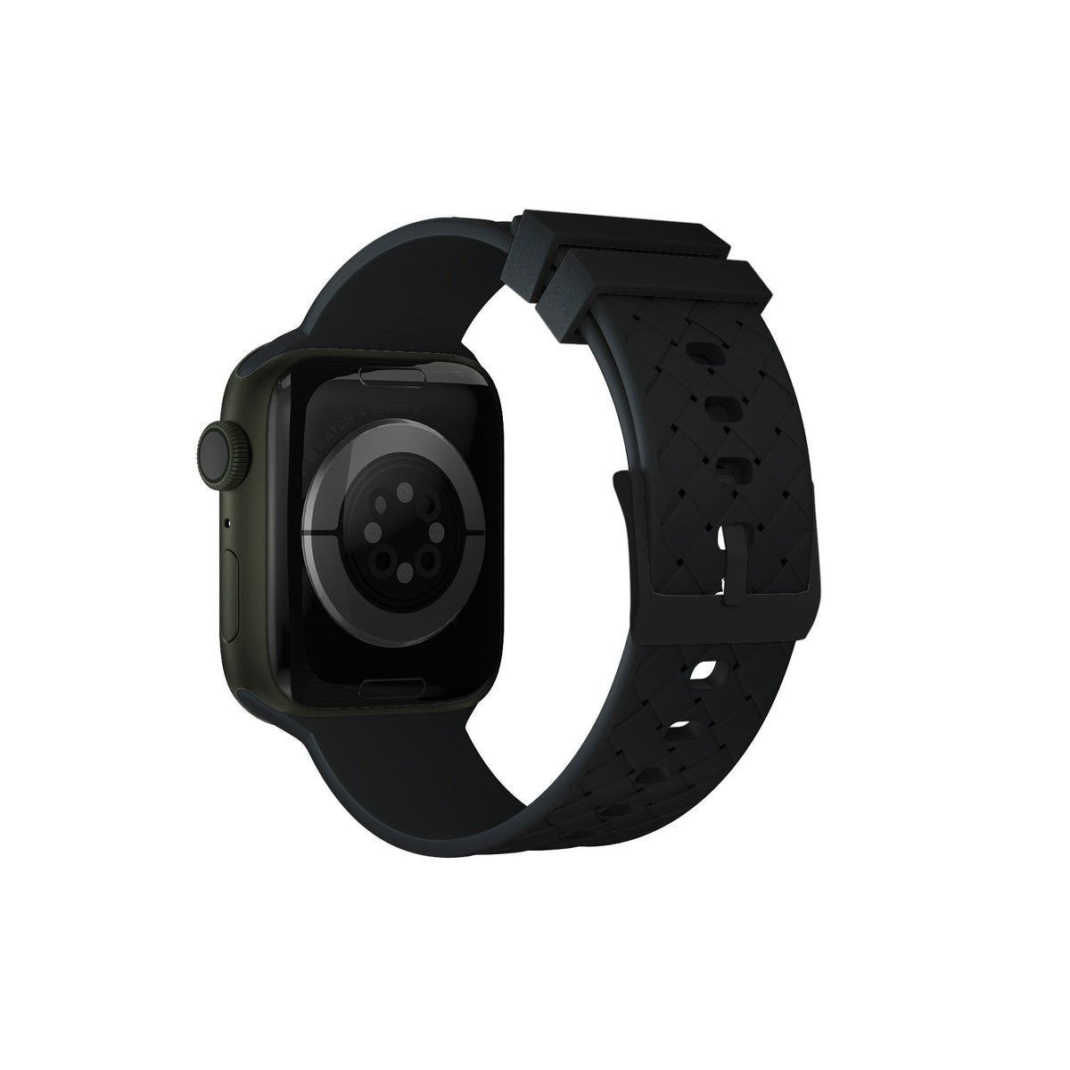 Apple Watch Uyumlu Bias Silikon Loop Kordon Coal Black