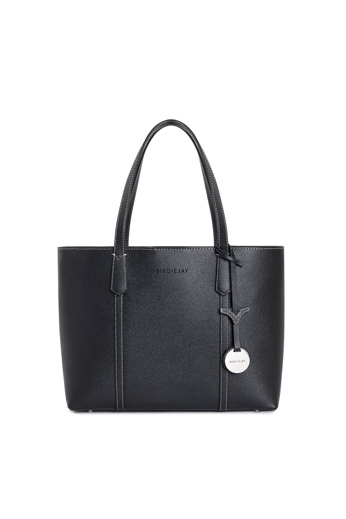 Birdiejay-Birdiebag Si̇yah Tote Bag-Bez Çanta-1-fleurdirect.live