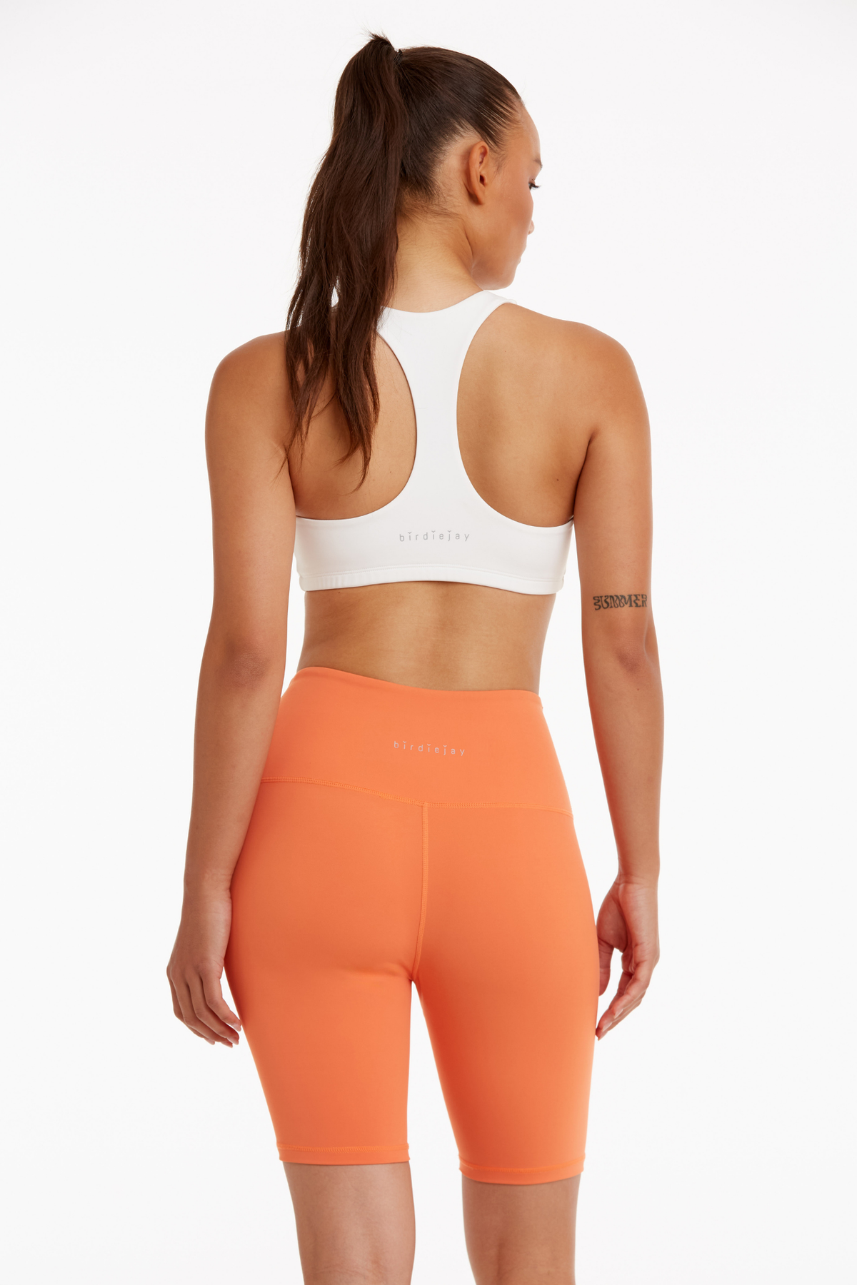 Birdiejay-Birdieflex Oh So Summer Biker Shorts Turuncu Bi̇si̇kletçi̇ Şortu-Şort-2-fleurdirect.live