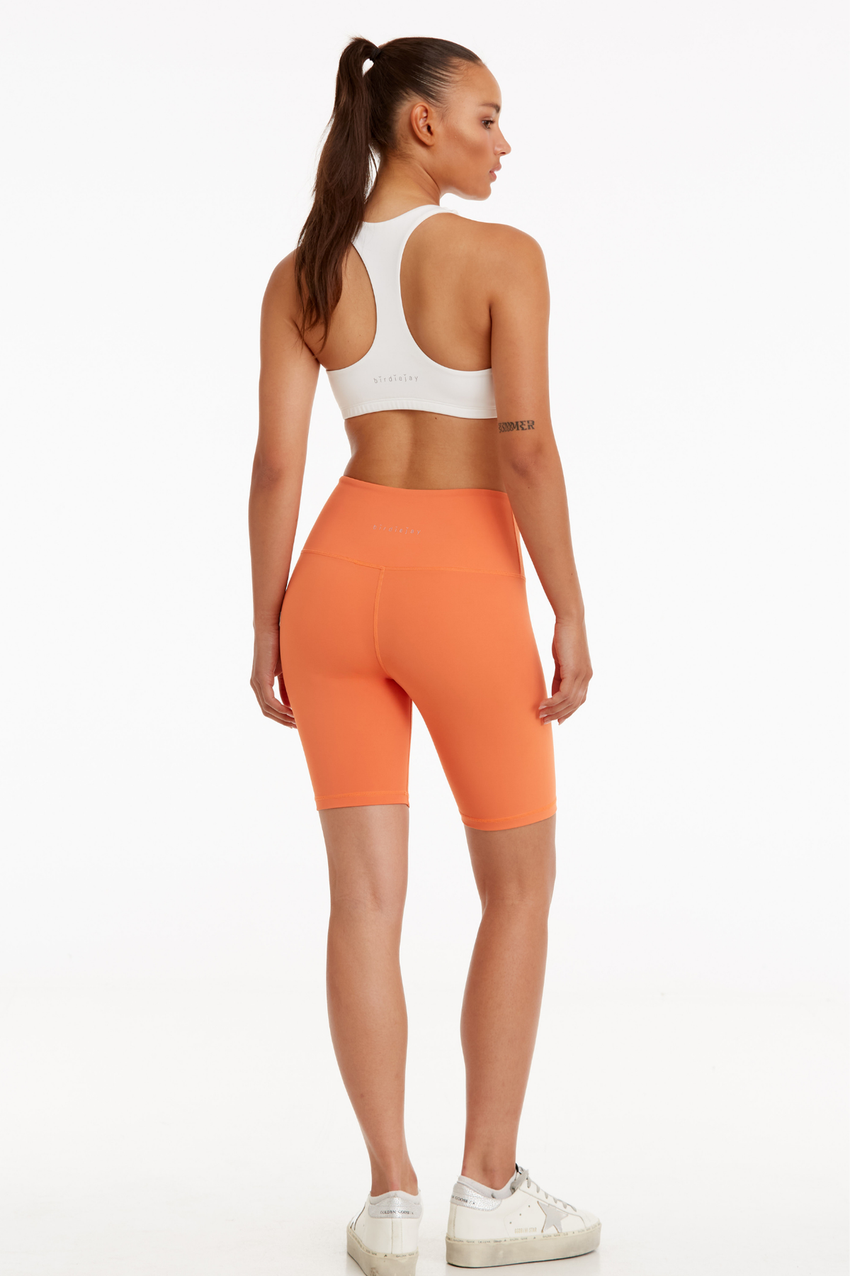 Birdiejay-Birdieflex Oh So Summer Biker Shorts Turuncu Bi̇si̇kletçi̇ Şortu-Şort-5-fleurdirect.live