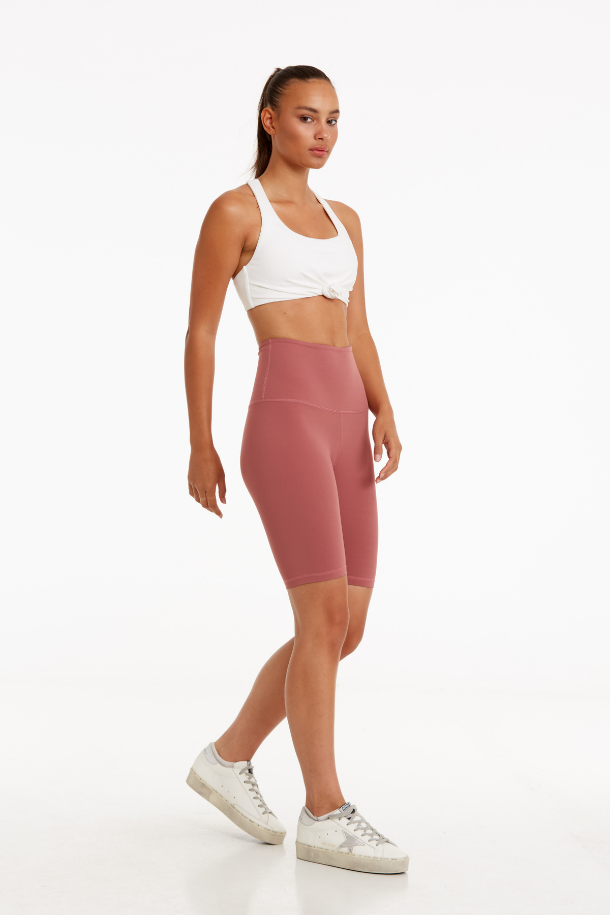 Birdiejay-Birdieflex Oh So Summer Biker Shorts Yanik Pembe Bi̇si̇kletçi̇ Şortu-Şort-2-fleurdirect.live
