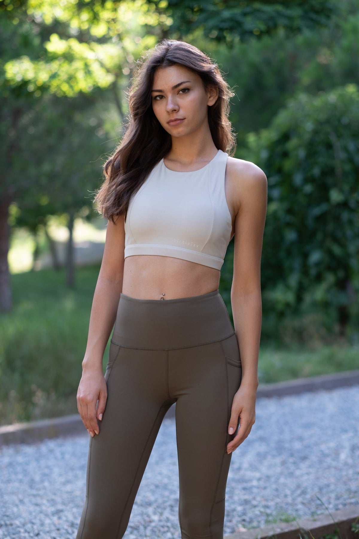 Birdiejay-Birdiesculpt Cargo Leggings Haki̇ Cepli̇ Yoga Ve Spor Taytı-Spor ve Yoga Taytları-5-fleurdirect.live