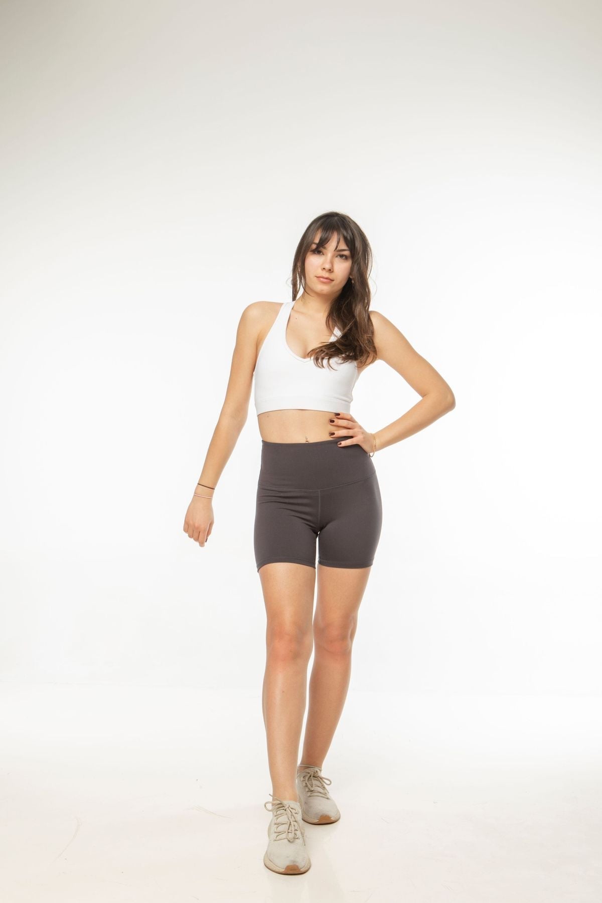 Birdiejay-Birdieshine Oh So Summer Hot Shorts Antrasi̇t Kisa Bi̇si̇kletçi̇ Şortu-Şort-2-fleurdirect.live