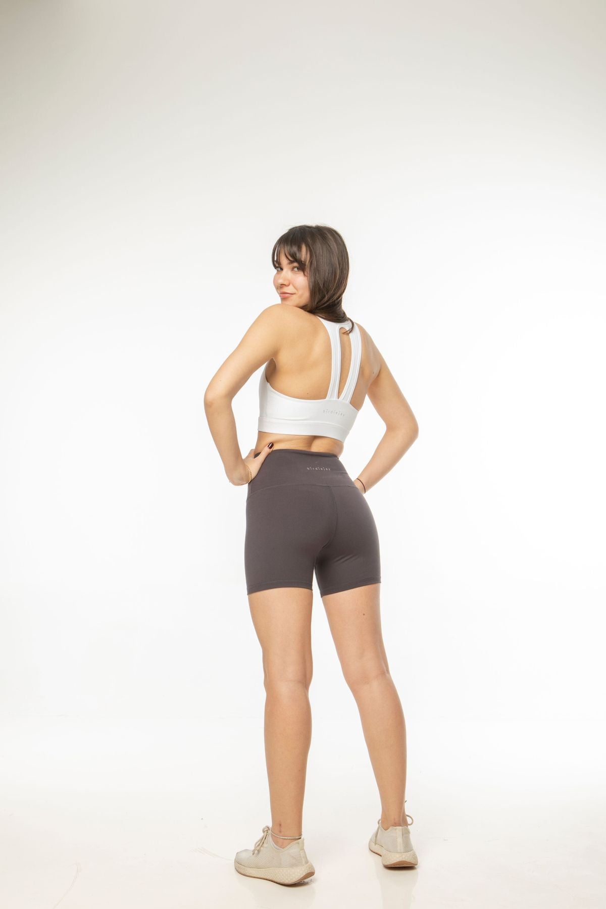 Birdiejay-Birdieshine Oh So Summer Hot Shorts Antrasi̇t Kisa Bi̇si̇kletçi̇ Şortu-Şort-4-fleurdirect.live