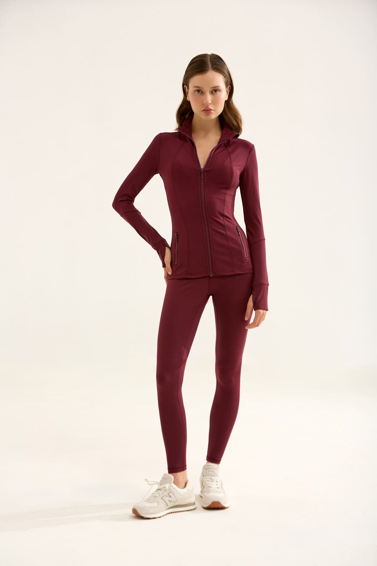 Birdiejay-Birdiesmooth Main Character Pilates Jacket Bordo Pi̇lates Ceketi̇-Ceketler-5-fleurdirect.live