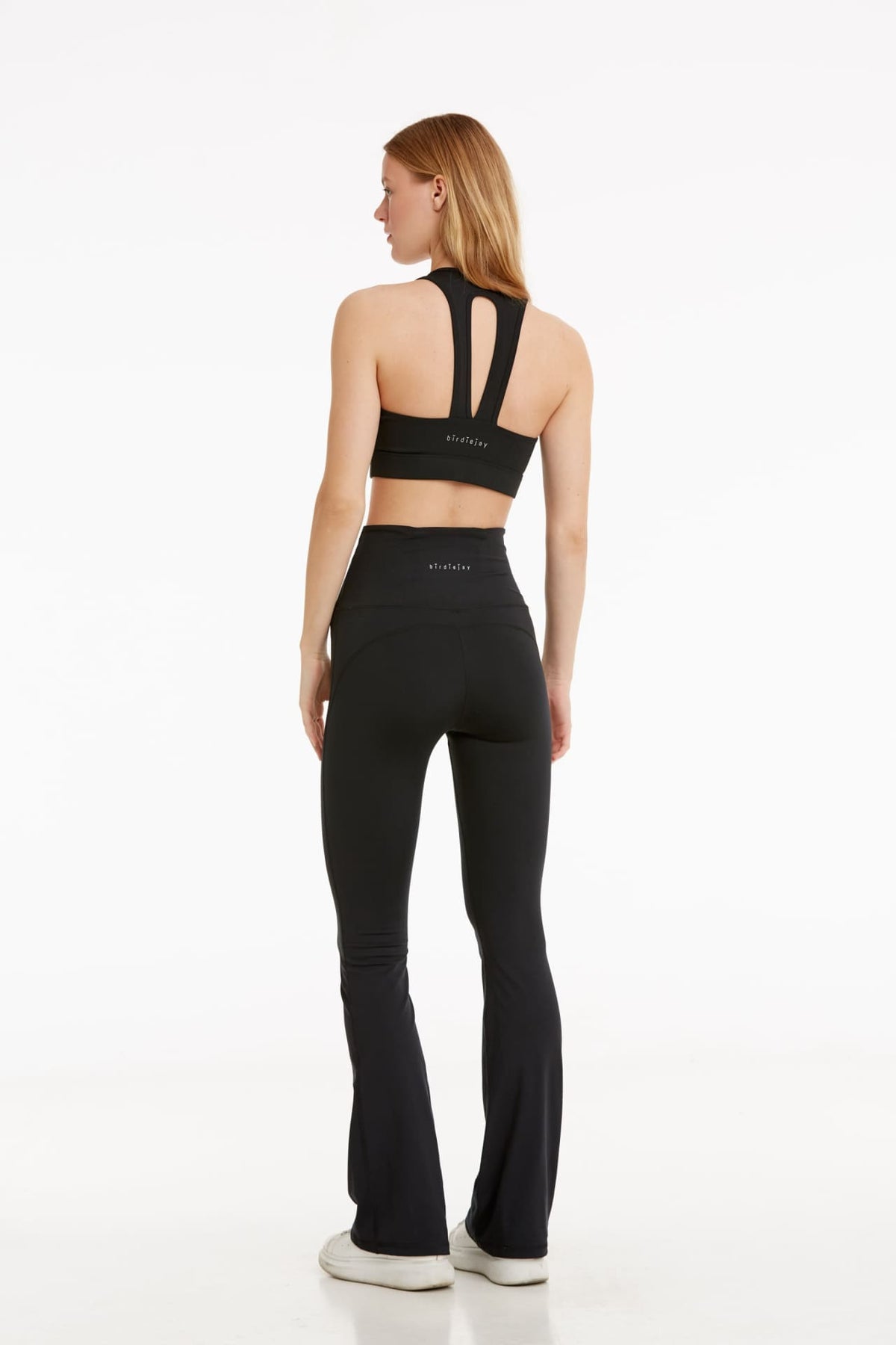 Birdiejay-Birdiesmooth Yoga Pants For Life Si̇yah İspanyol Paça Yoga Ve Spor Taytı-Spor ve Yoga Taytları-2-fleurdirect.live