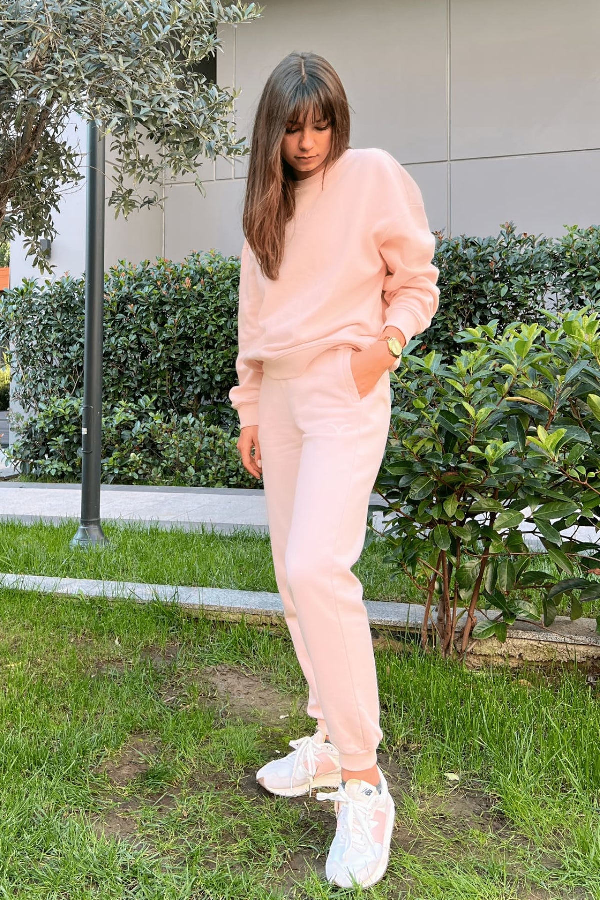 Birdiejay-Over The Clouds Pembe Oversize Sweatshirt-Sweatshirts & Hoodies-9-fleurdirect.live