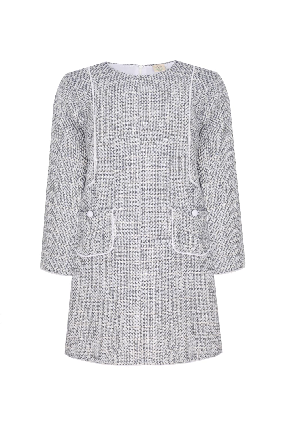 Bleu Lapin-Cozy Tweed-Çocuk Elbise & Tulum-1-fleurdirect.live