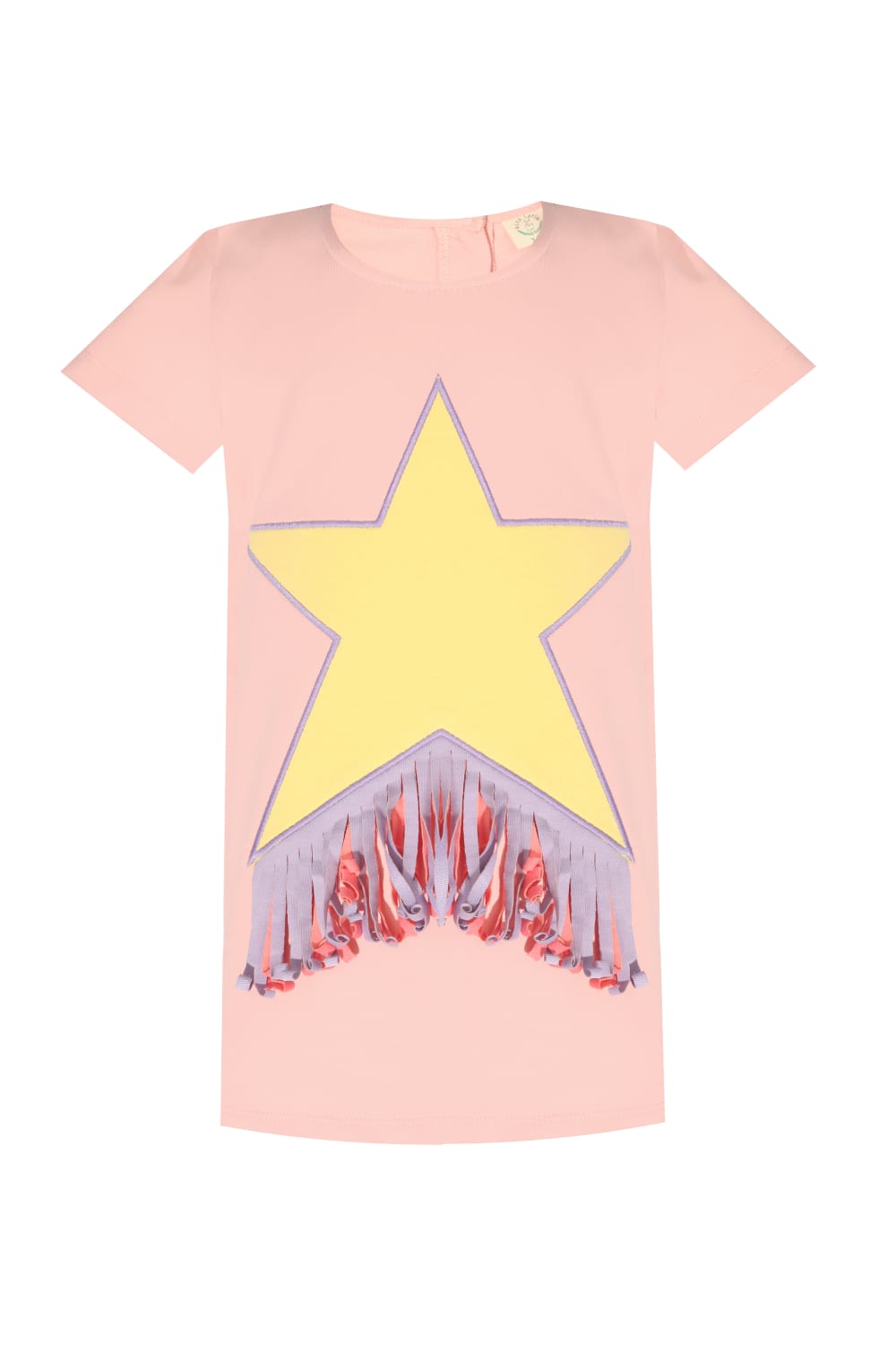 Bleu Lapin-Yellow Star Elbise-Çocuk Elbise & Tulum-2-fleurdirect.live