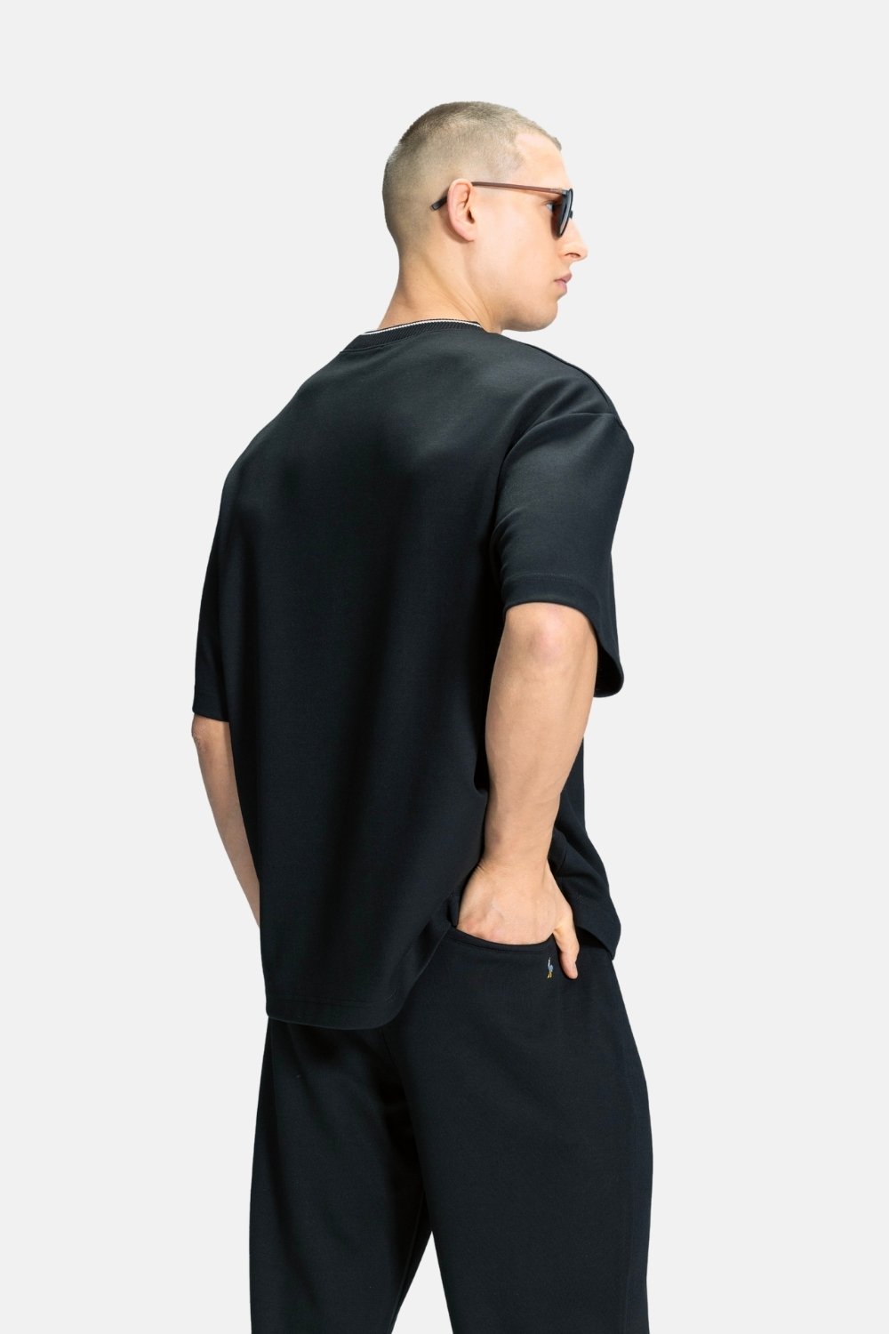 Blinky London-Erkek Soft Touch Siyah Jogger-Eşofman-2-fleurdirect.live