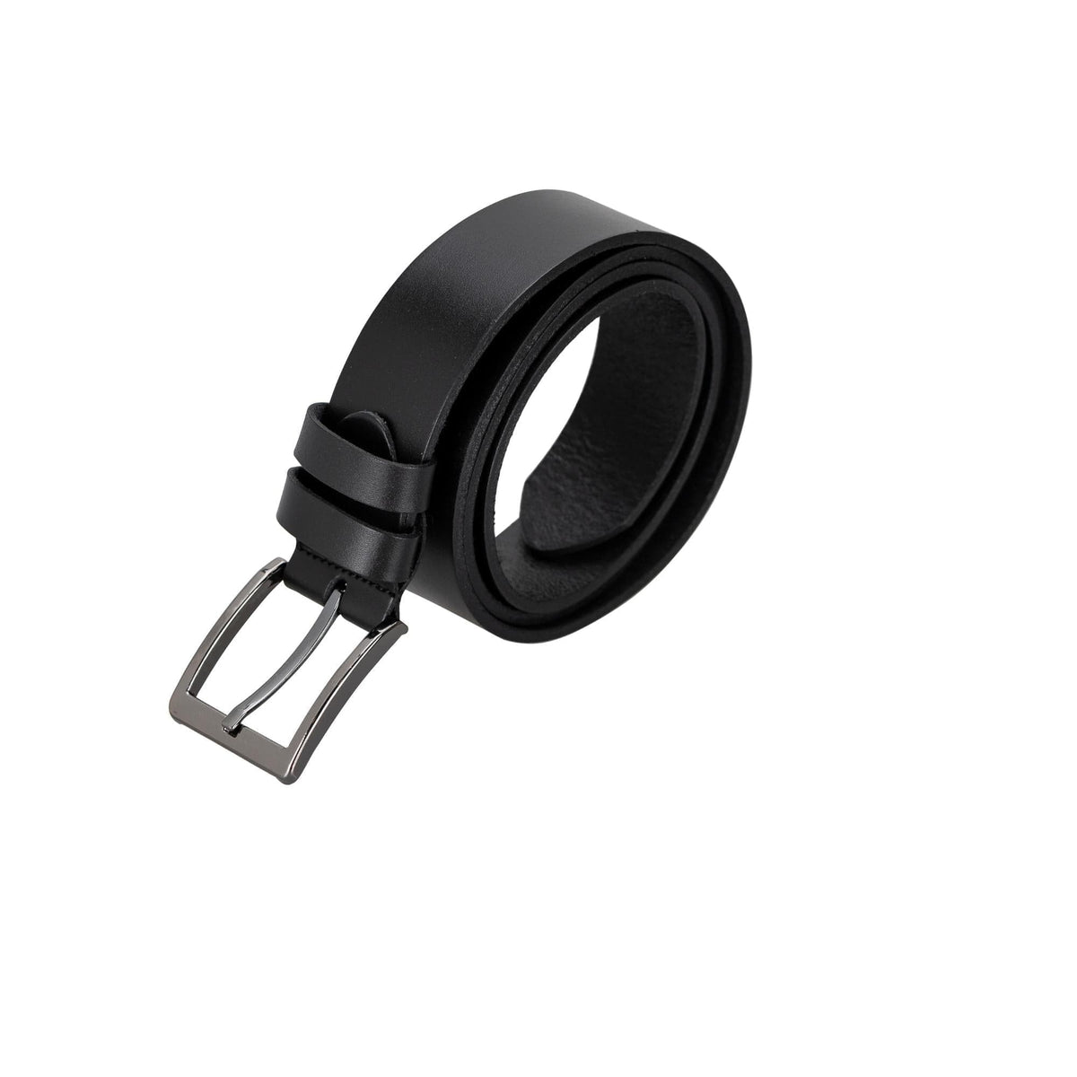 Bloominbag-Bloom Belt Cosmic Black Hakiki Deri Erkek Kemer 105cm-1-fleurdirect.live