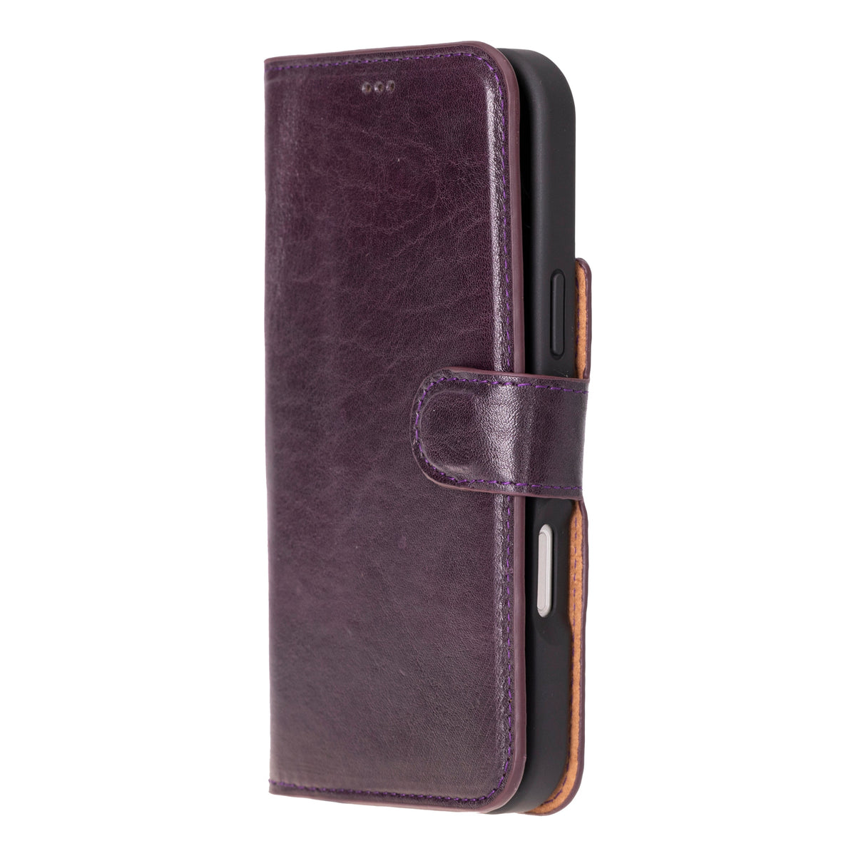 Bloominbag-Bloom Case Apple I Phone 16 Pro Max – Burgundy Hakiki Deri Cüzdanlı Telefon Kılıfı-3-fleurdirect.live