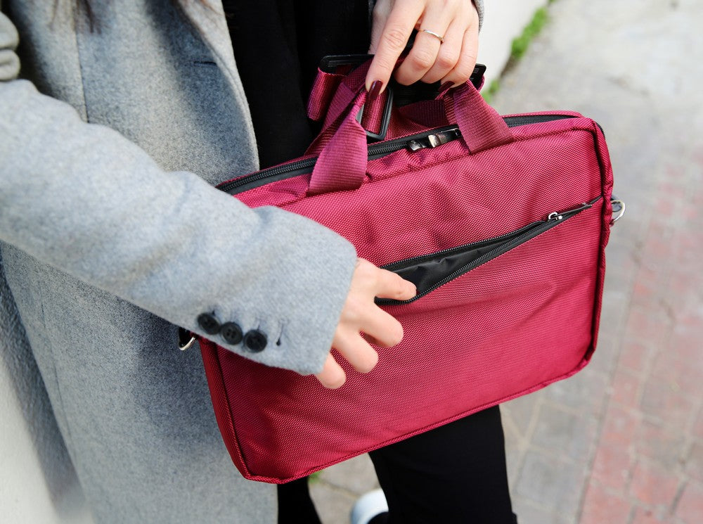Bloominbag-Bloom Laptop Case Bordo 15" Notebook Çantası-4-fleurdirect.live