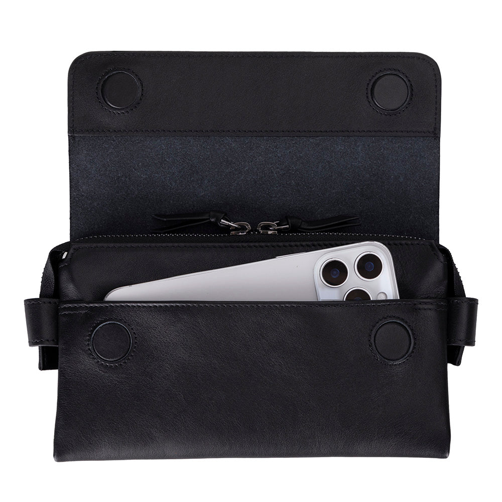 Bloominbag-Bloom Noir Elevated Cosmic Clutch Bag-5-fleurdirect.live