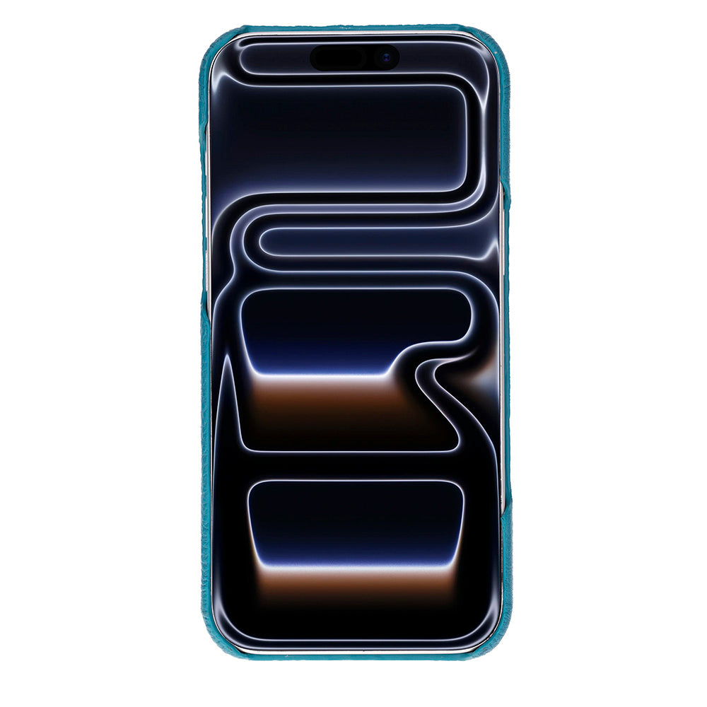 Bloomcase Ultimate Jacket Lagoon Blue– Apple Iphone 17 Pro Max (6.9") Hakiki Deri Kılıf
