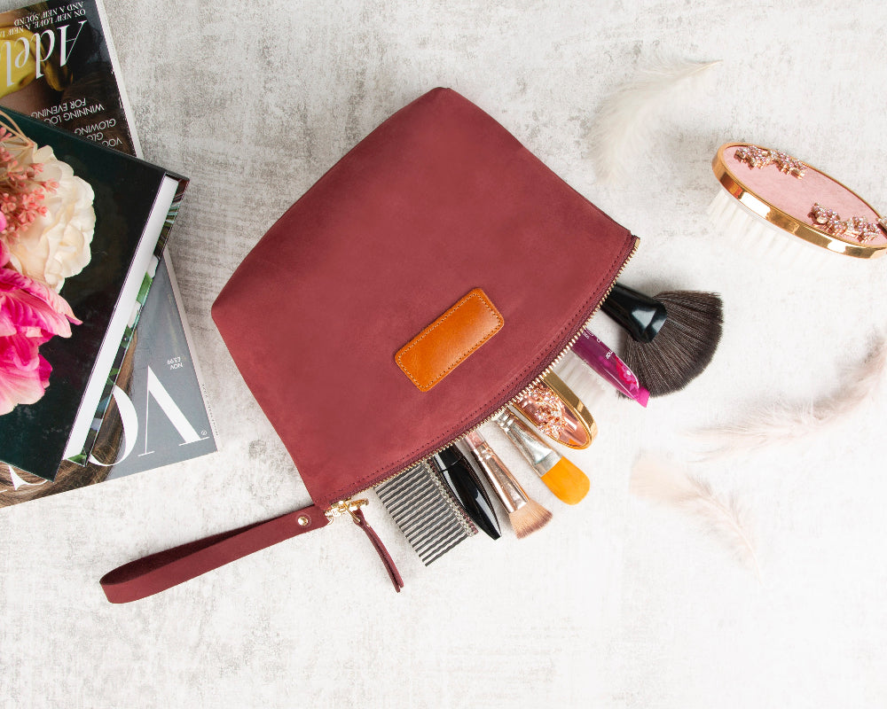 Bloominbag-Burgundy Dust Clutch / El çantası-3-fleurdirect.live