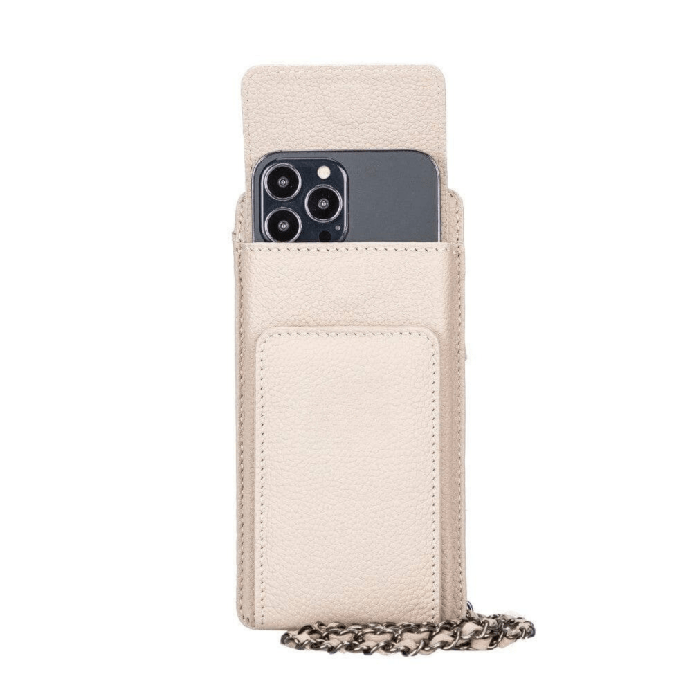 Bloominbag-City Muse Deri Sandy Brown çapraz Askılı Telefon Cüzdan-3-fleurdirect.live