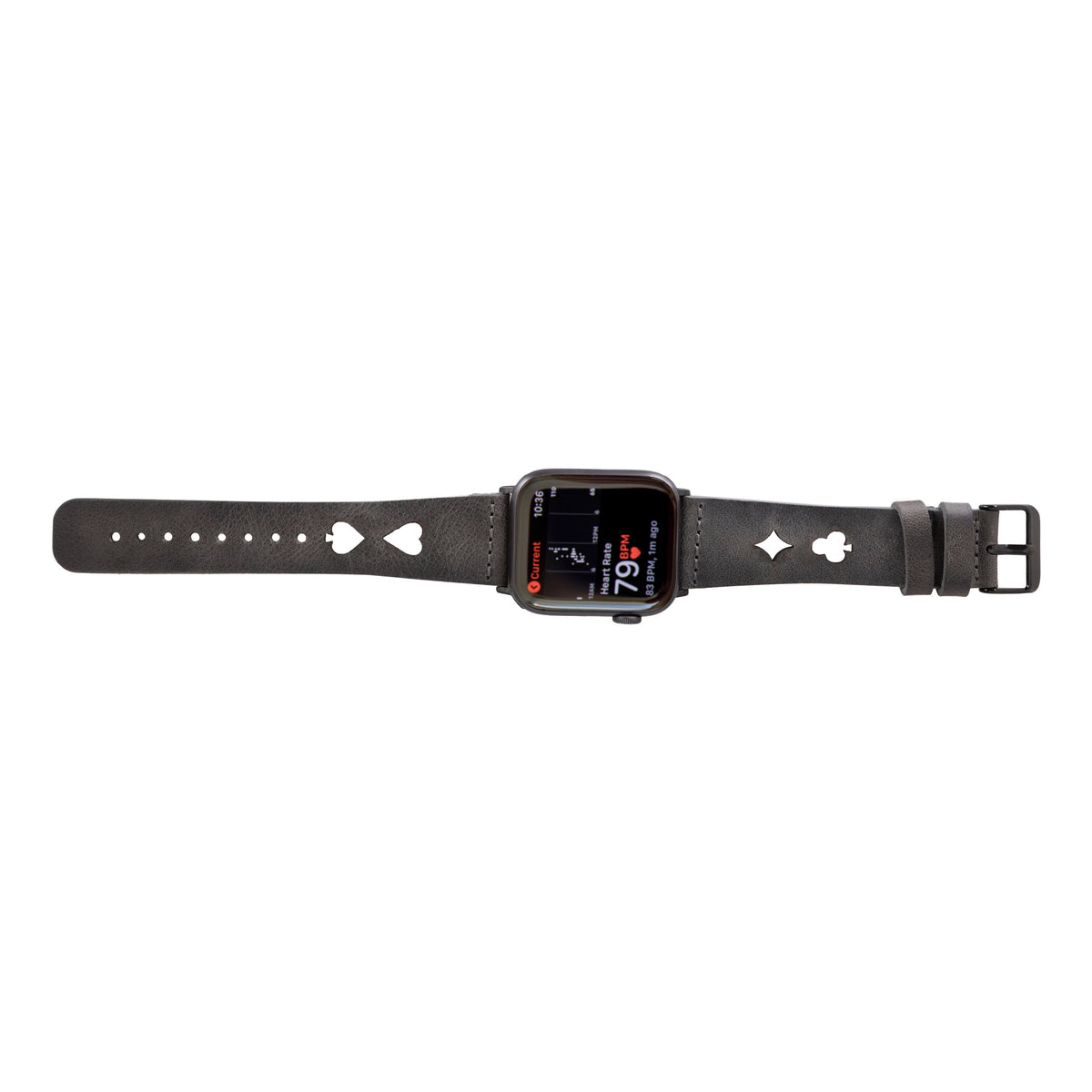 Valais Stone Ash Leather Apple Watch Kordon-44/45/46/49Mm