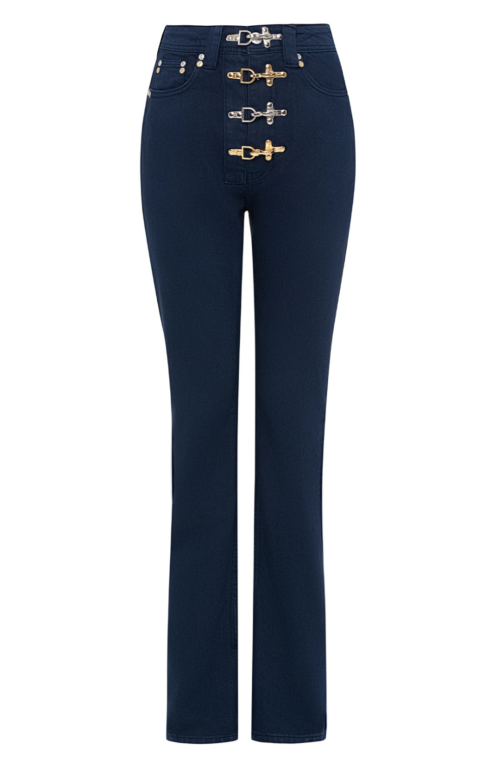 Bo&Po-Gaia Flare Jeans Parliament Blue - Mix-Kot Pantolon-1-fleurdirect.live