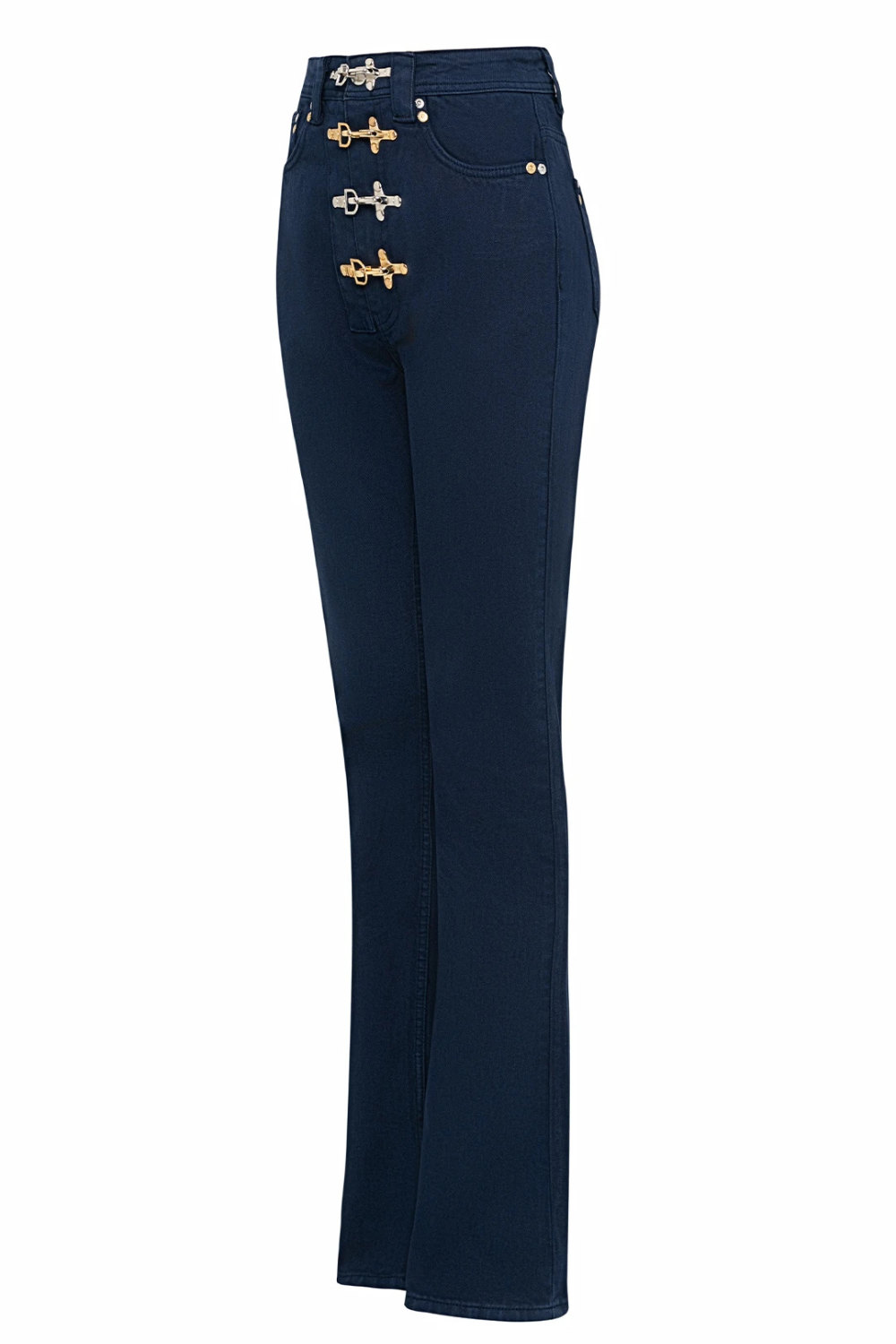Bo&Po-Gaia Flare Jeans Parliament Blue - Mix-Kot Pantolon-2-fleurdirect.live