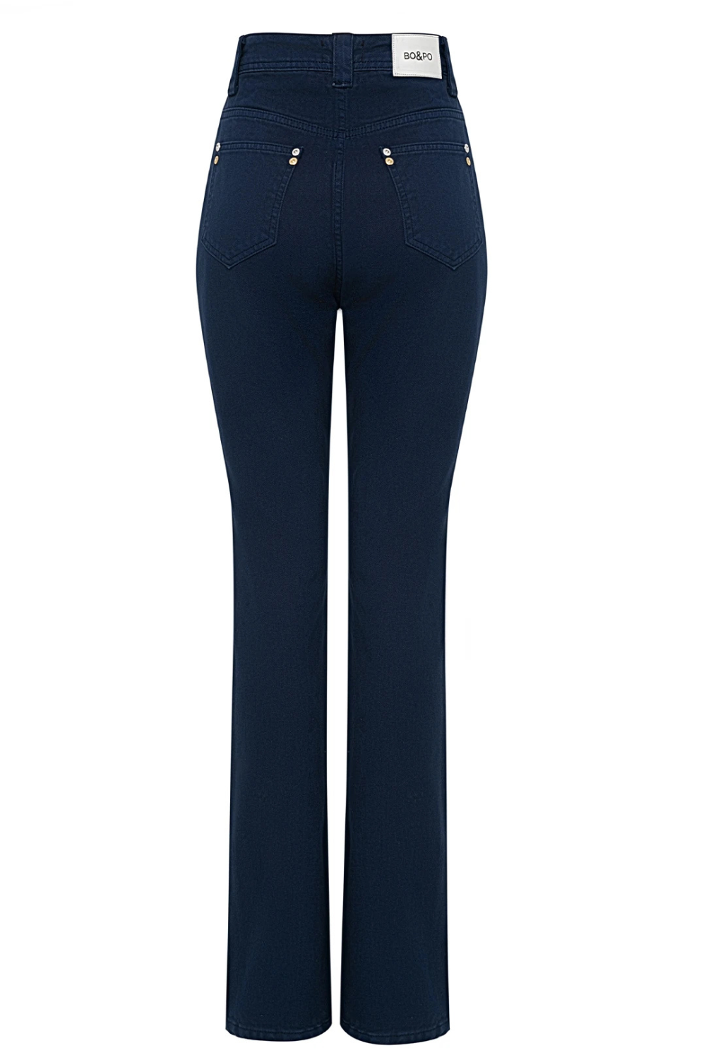 Bo&Po-Gaia Flare Jeans Parliament Blue - Mix-Kot Pantolon-3-fleurdirect.live