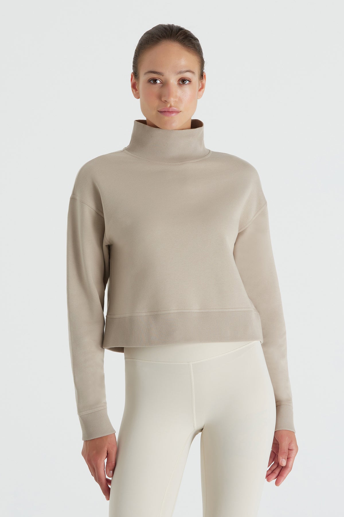 Boboist-Boboist Lori Sweatshirt Lori Dik Yaka Kısa Sweatshirt-Sweatshirt-1-fleurdirect.live