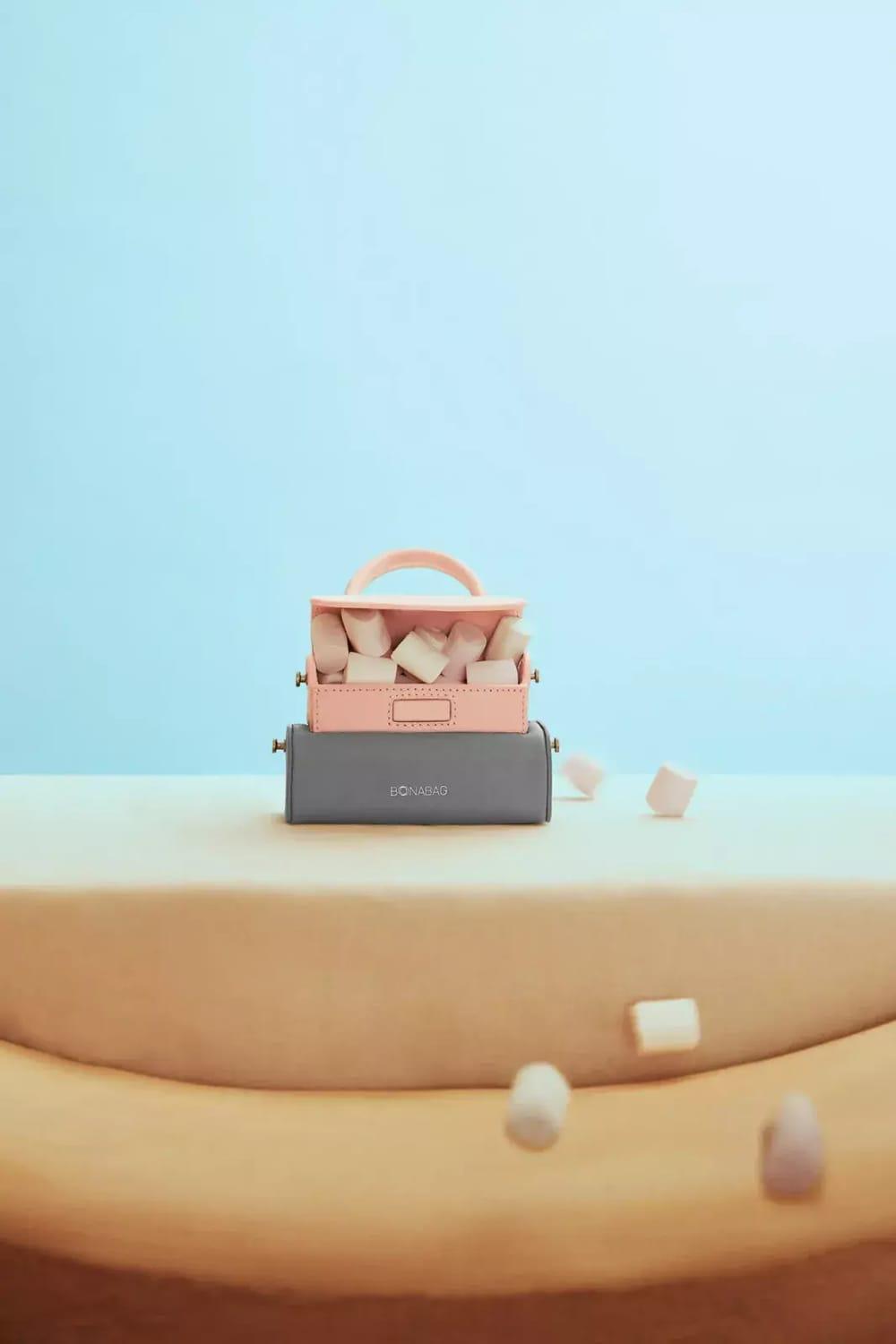 Bonabag-Mini Dualer Marshmallow-Omuz Çantası-6-fleurdirect.live