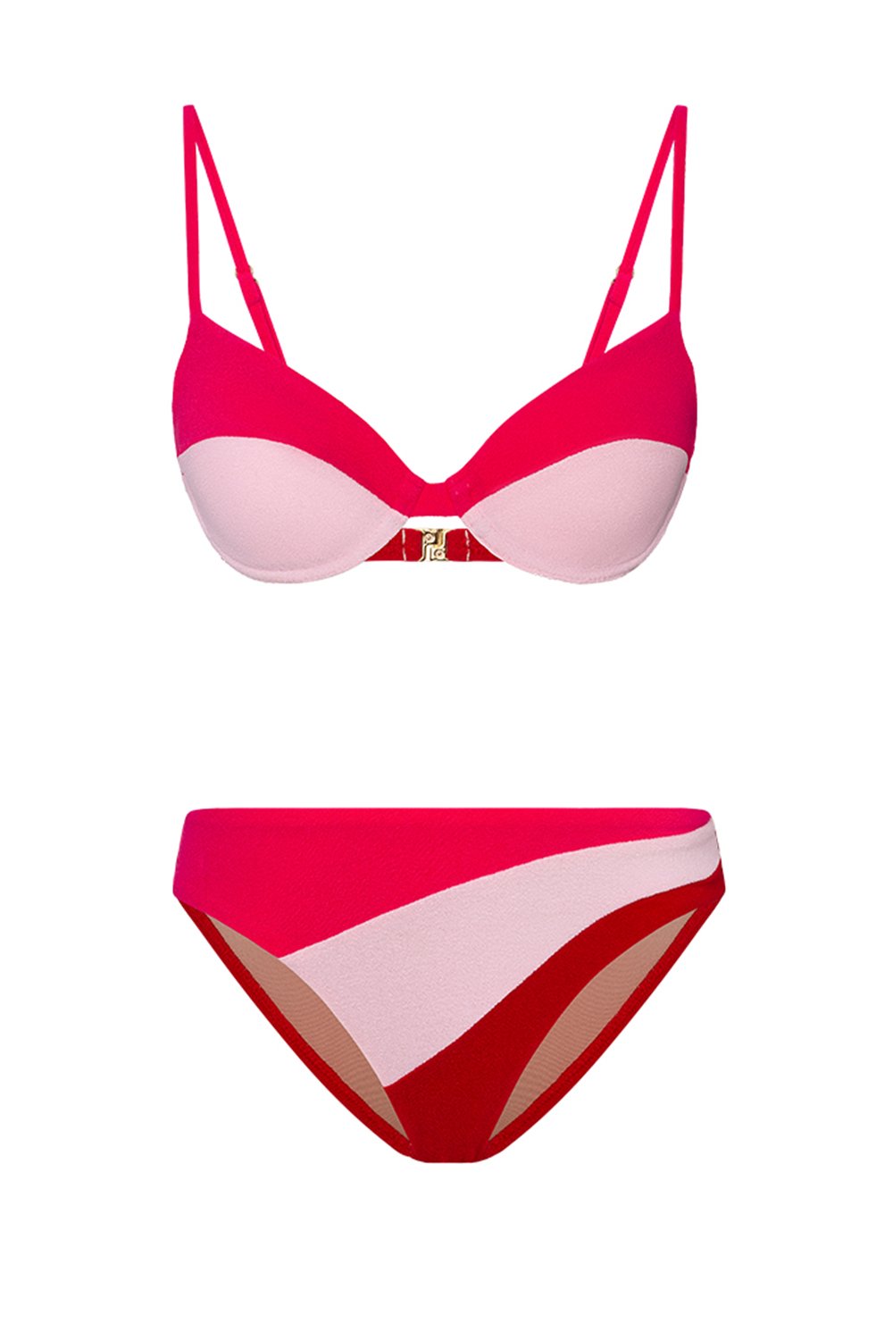 Bonesta-Arid Balenli Fuchsia Terry Bikini Takımı-Bikini & Mayo-4-fleurdirect.live
