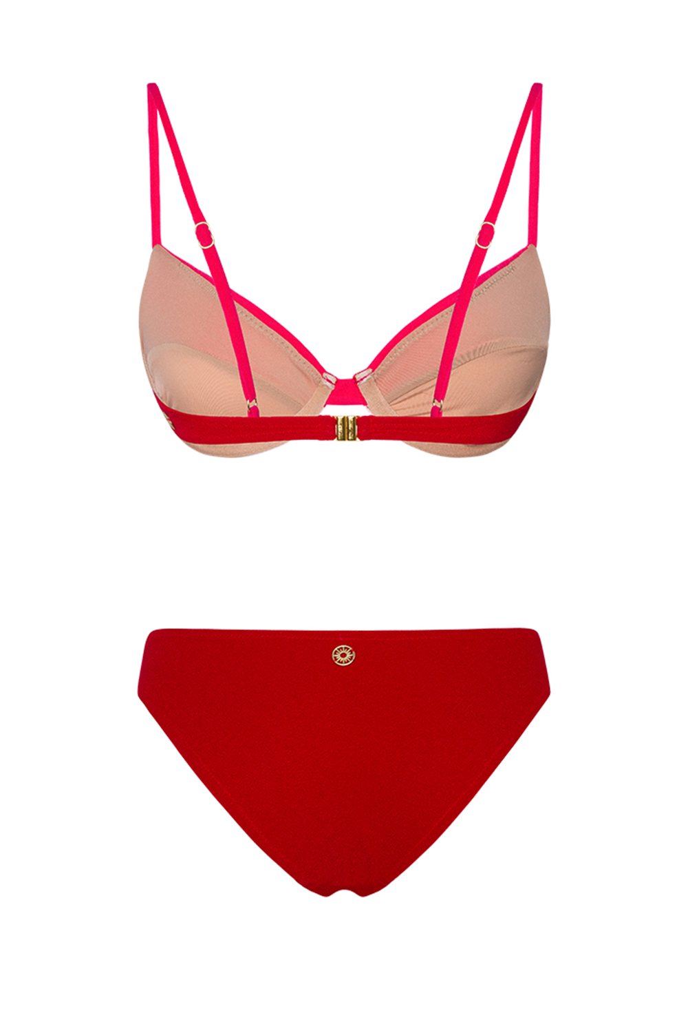 Bonesta-Arid Balenli Fuchsia Terry Bikini Takımı-Bikini & Mayo-5-fleurdirect.live