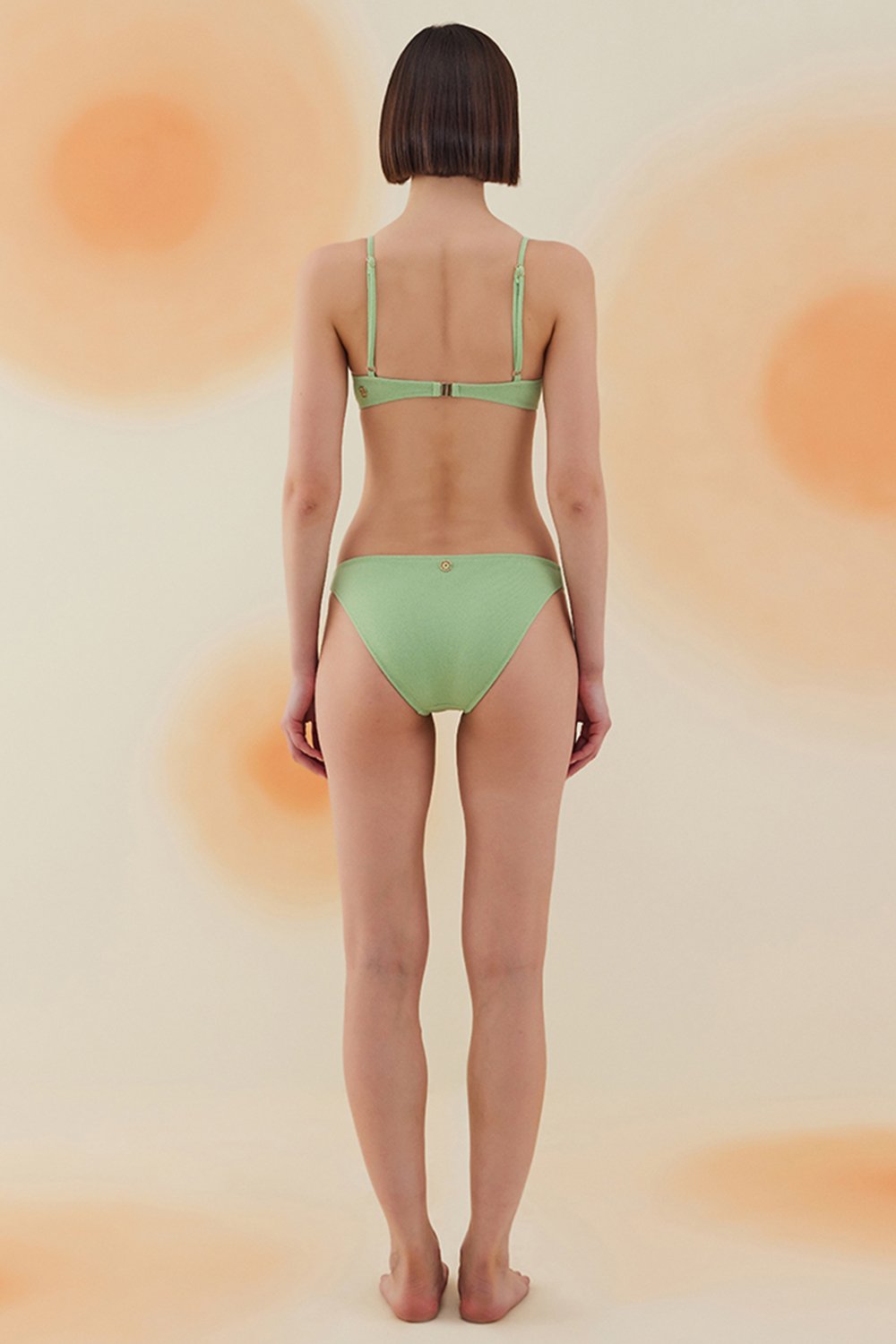 Bonesta-Creosote Pistachio Green Terry Balenli Bikini Takımı-Bikini & Mayo-3-fleurdirect.live
