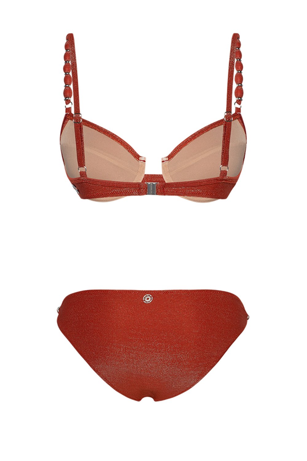 Bonesta-Larzac Ruby Red Boncuklu Balenli Bikini Takımı-Bikini & Mayo-5-fleurdirect.live