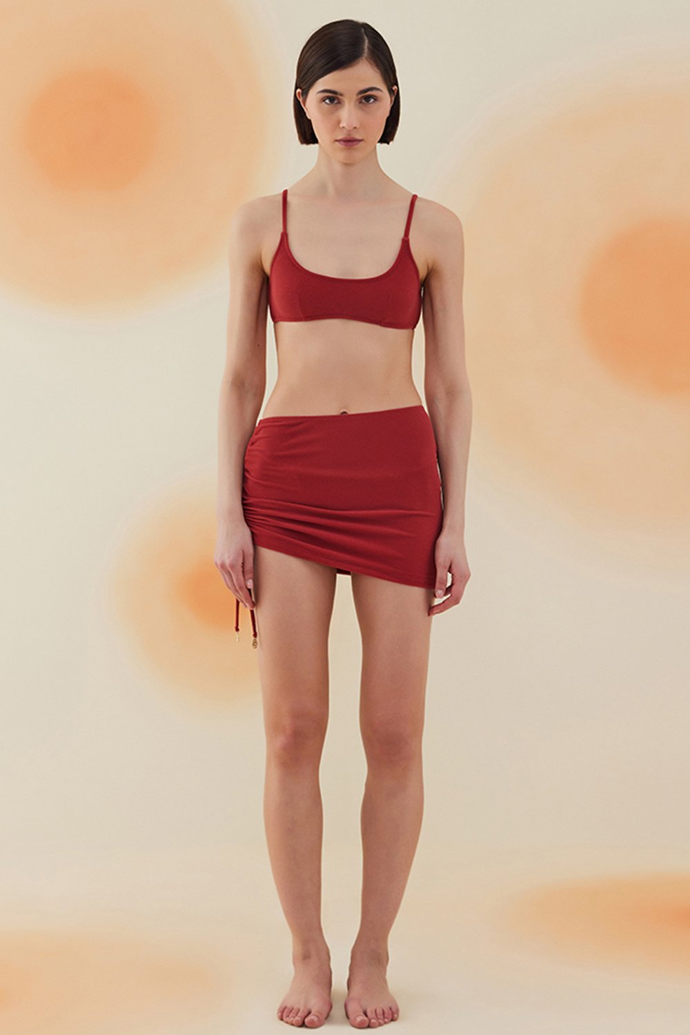 Bonesta-Poppy Burgundy Terry Pareo Etek-Bikini & Mayo-1-fleurdirect.live