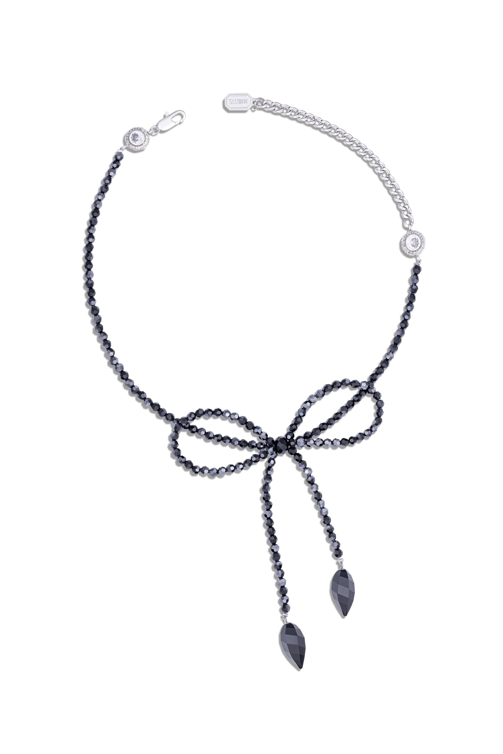 Bonette-Fiyonque Choker Jet-Kolye-1-fleurdirect.live