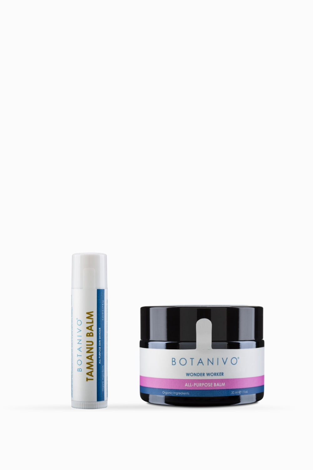 Botanivo-Botanivo Botani - Multi Set | Çok Amaçlı Tamanu Balm 5 Ml & Çok Amaçlı Wonder Balm 30 Ml | Organik İçerikli-Vücut Kremi-1-fleurdirect.live
