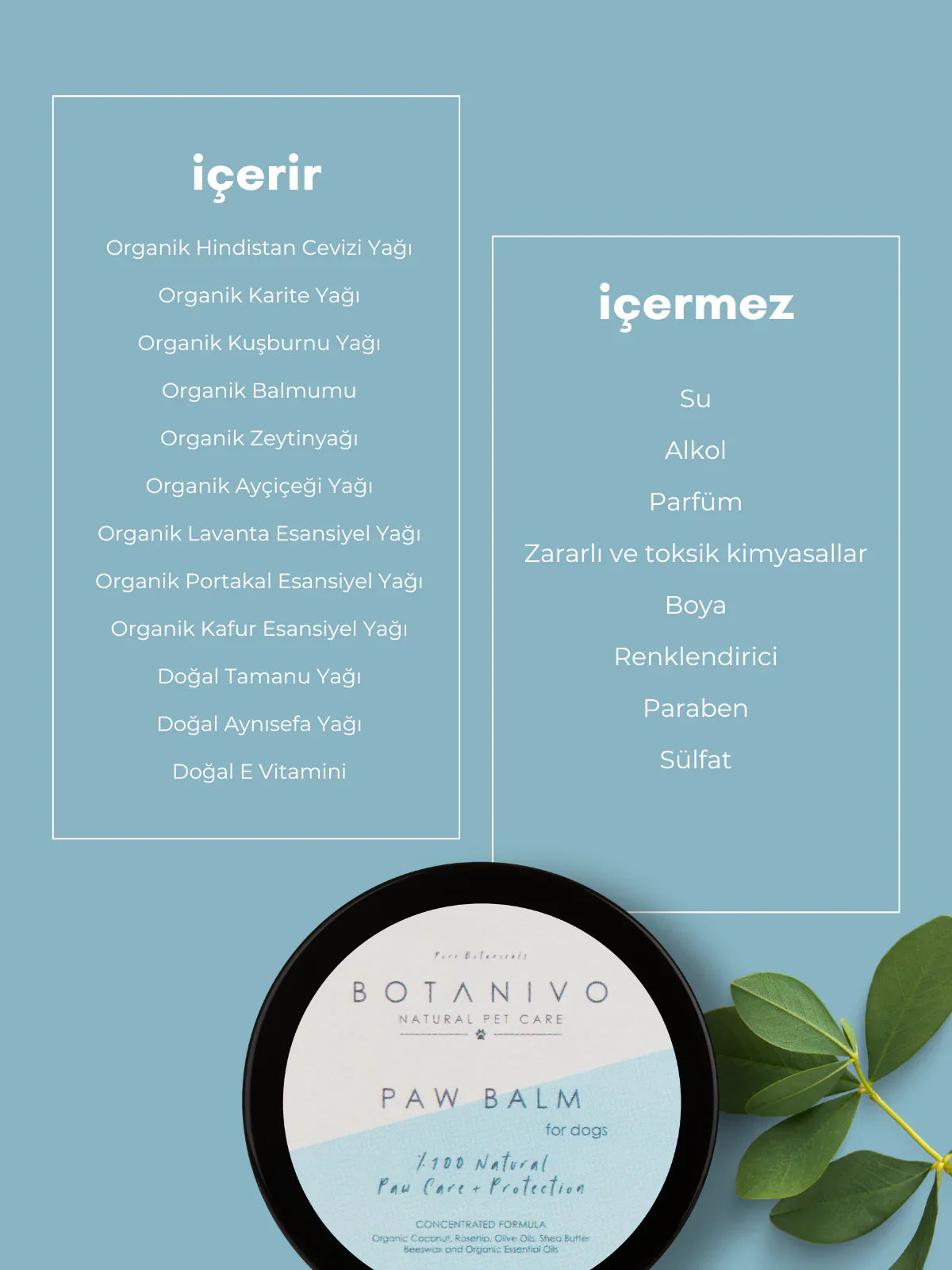 Botanivo-Botanivo Köpekler İçin Pati Bakım + Onarım + Koruma Balmı | Organik İçerikli | 30 Ml-Köpek-2-fleurdirect.live