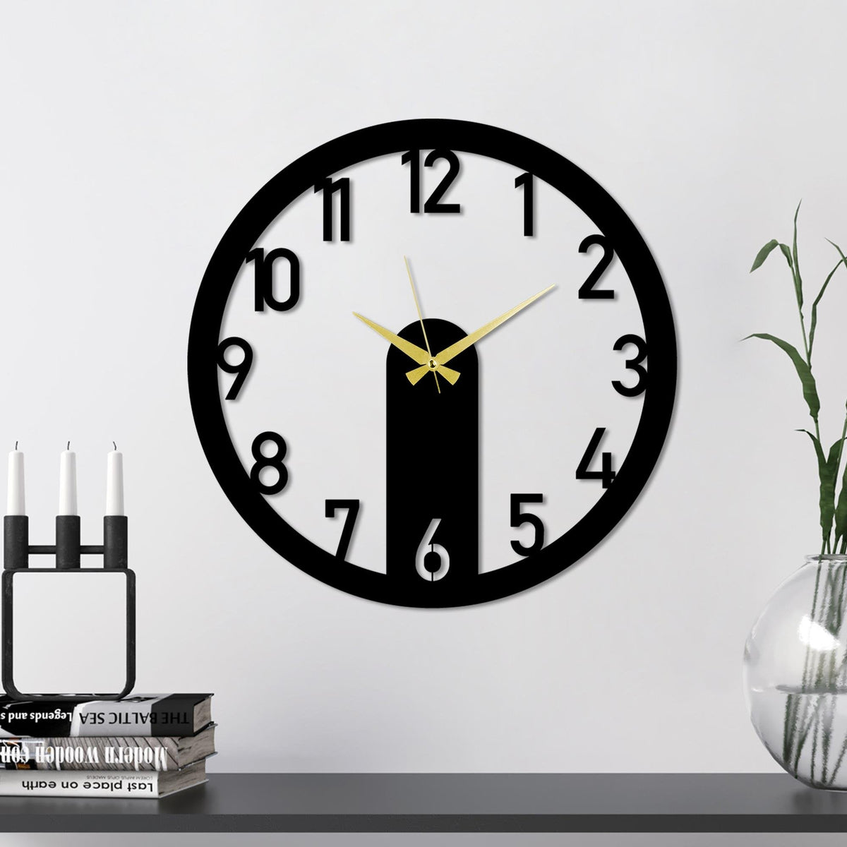 Watch-82 Dekoratif Metal Duvar Saati