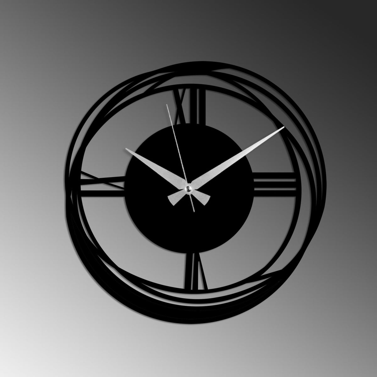 Watch-074 Dekoratif Metal Duvar Saati
