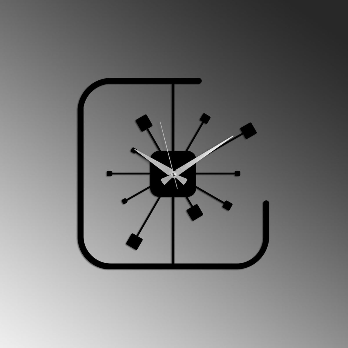 Watch-045 Dekoratif Metal Duvar Saati